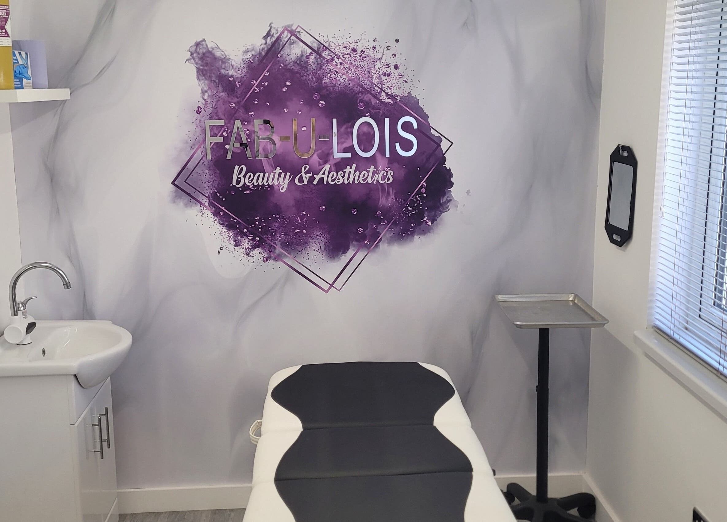 Relaxing treatment room at Fab U Lois Beauty & Aesthetics, Rustington, England, GB, showcasing a modern aesthetic.