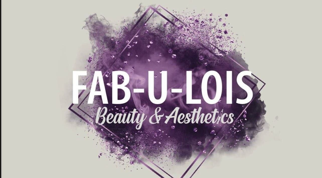 Fab U Lois Beauty & Aesthetics logo with purple artistic design in Rustington, England, GB.