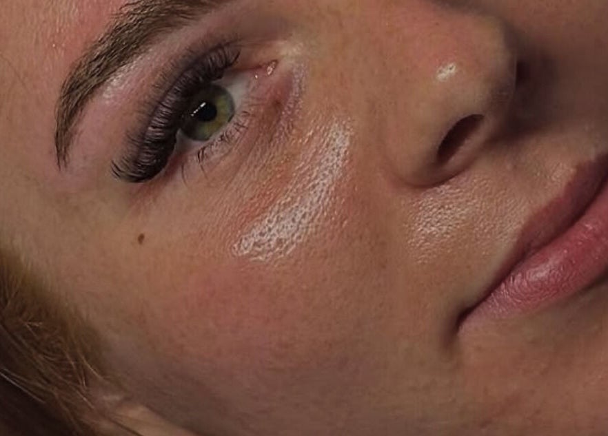 Close-up of expertly applied lashes at Lashes by Katie, Ayr, Scotland, GB enhancing natural beauty.