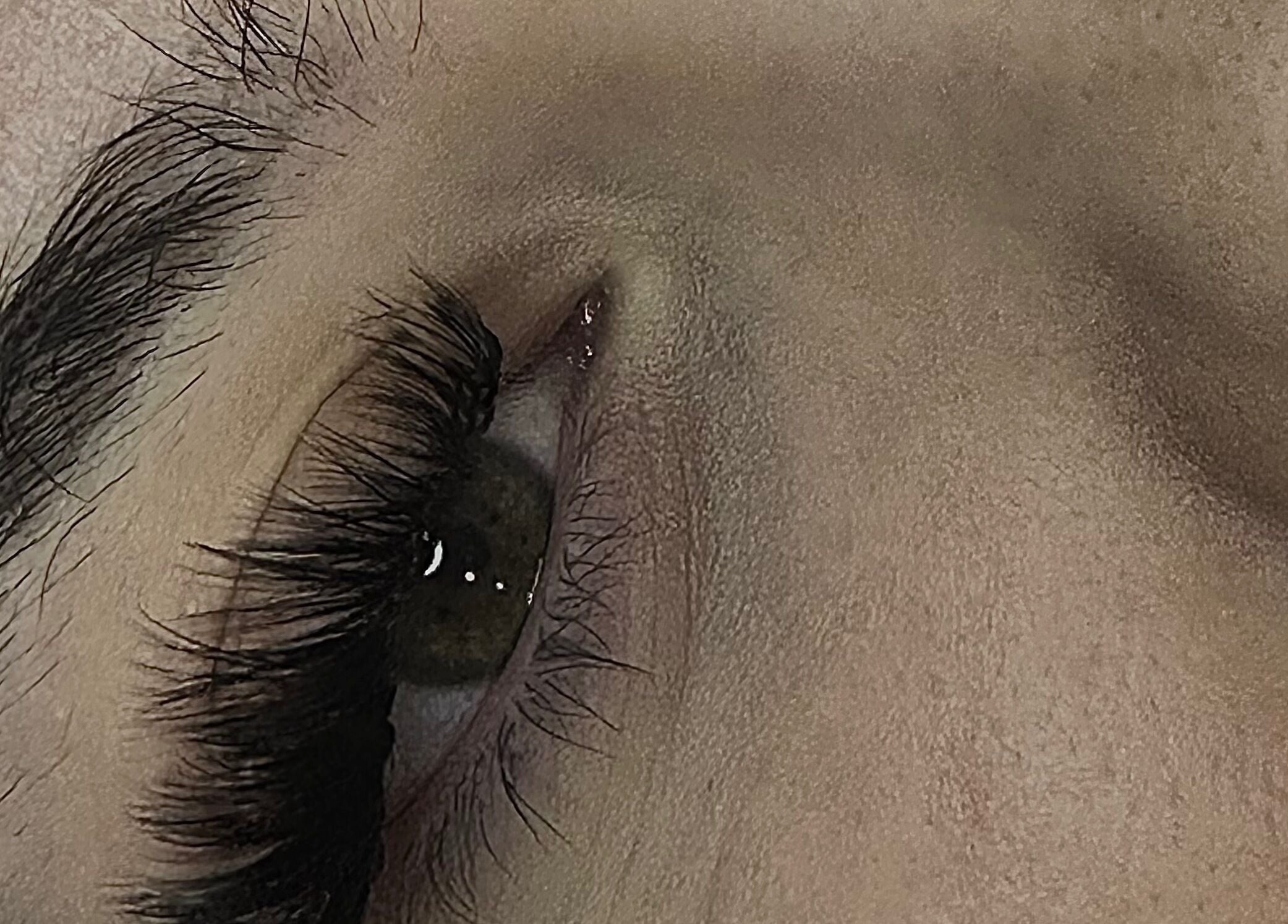 Close-up of expertly applied lashes at Lashes by Katie, Ayr, Scotland, GB, showcasing stunning detail.