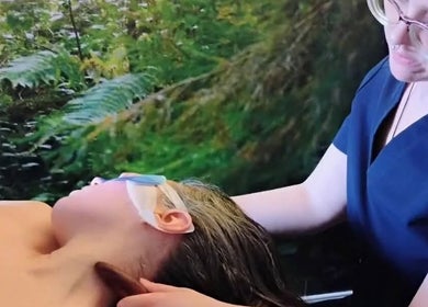A serene massage at Valpo Mamabear Massage & Float, Valparaiso, Indiana, US, showcasing relaxation techniques.