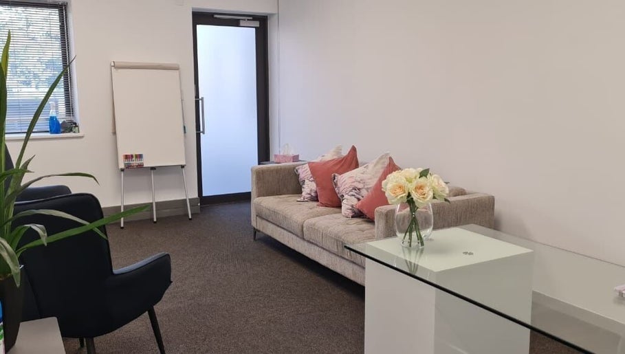Comfortable counselling space at Nadia de Castro Counselling Practice in Midrand, Gauteng, ZA.