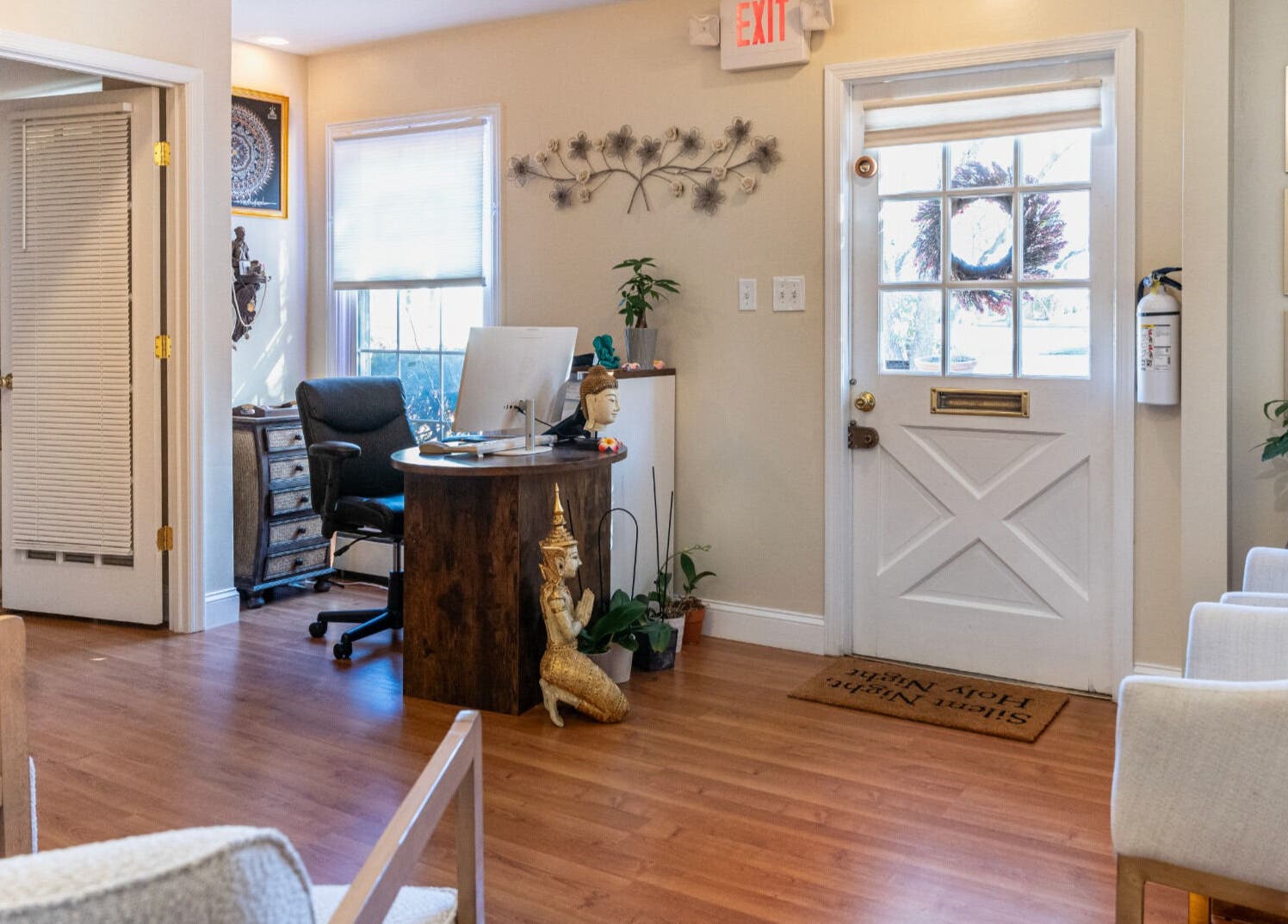 Reception area of Amazing Thai Massage Annapolis in Annapolis, Maryland, US, featuring serene decor.