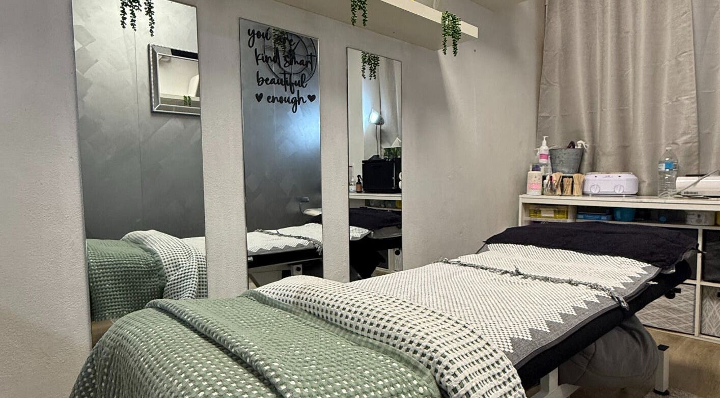 Relaxing treatment room at The Beauty Lab At Flagstaff Hill Pharmacy, Flagstaff Hill, South Australia, AU.