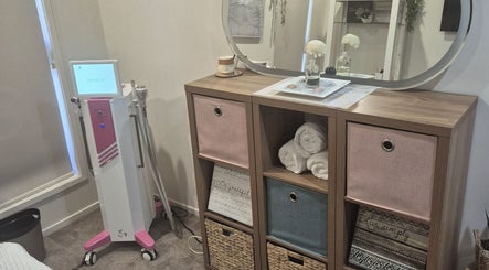 Dermatone machine in a cozy corner at Radiant Skin & Body By Jo, Pie Creek, Queensland, AU.