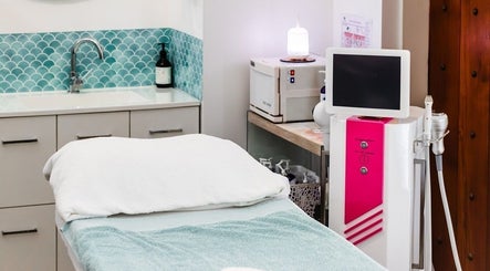 Luxurious treatment room at Radiant Skin & Body By Jo in Pie Creek, Queensland, AU, featuring modern spa equipment.