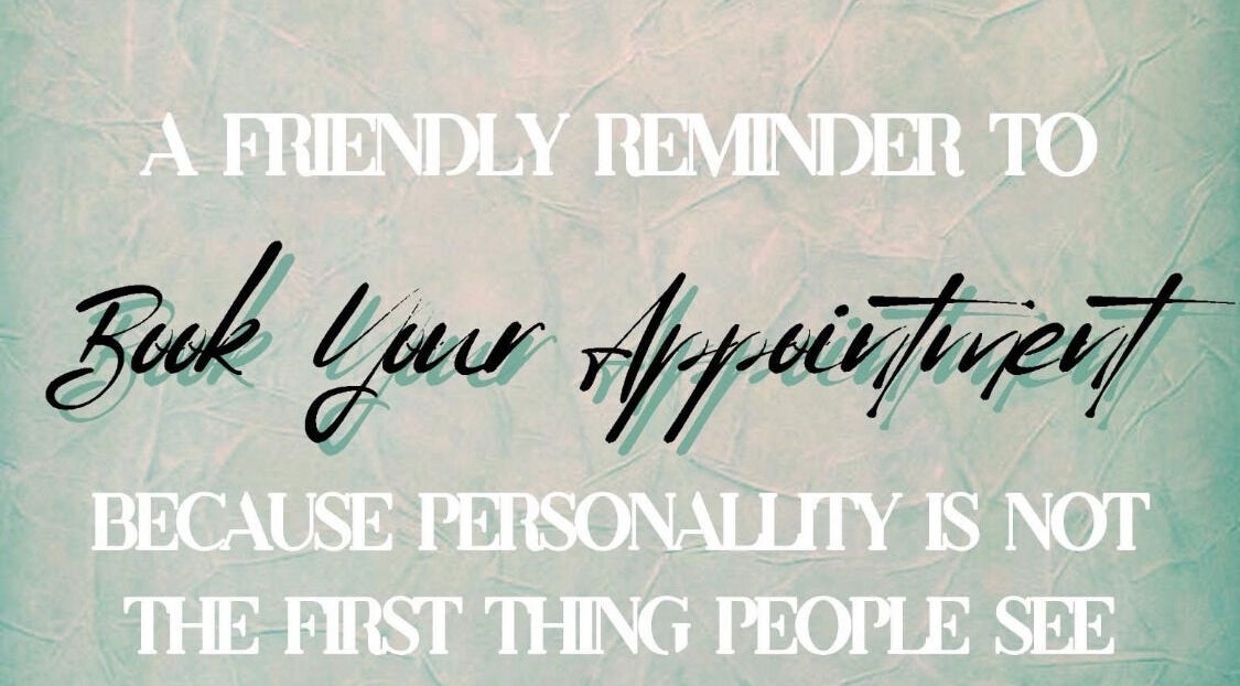 Friendly reminder to book your appointment at Mobile Locs, Nassau, New Providence, BS.