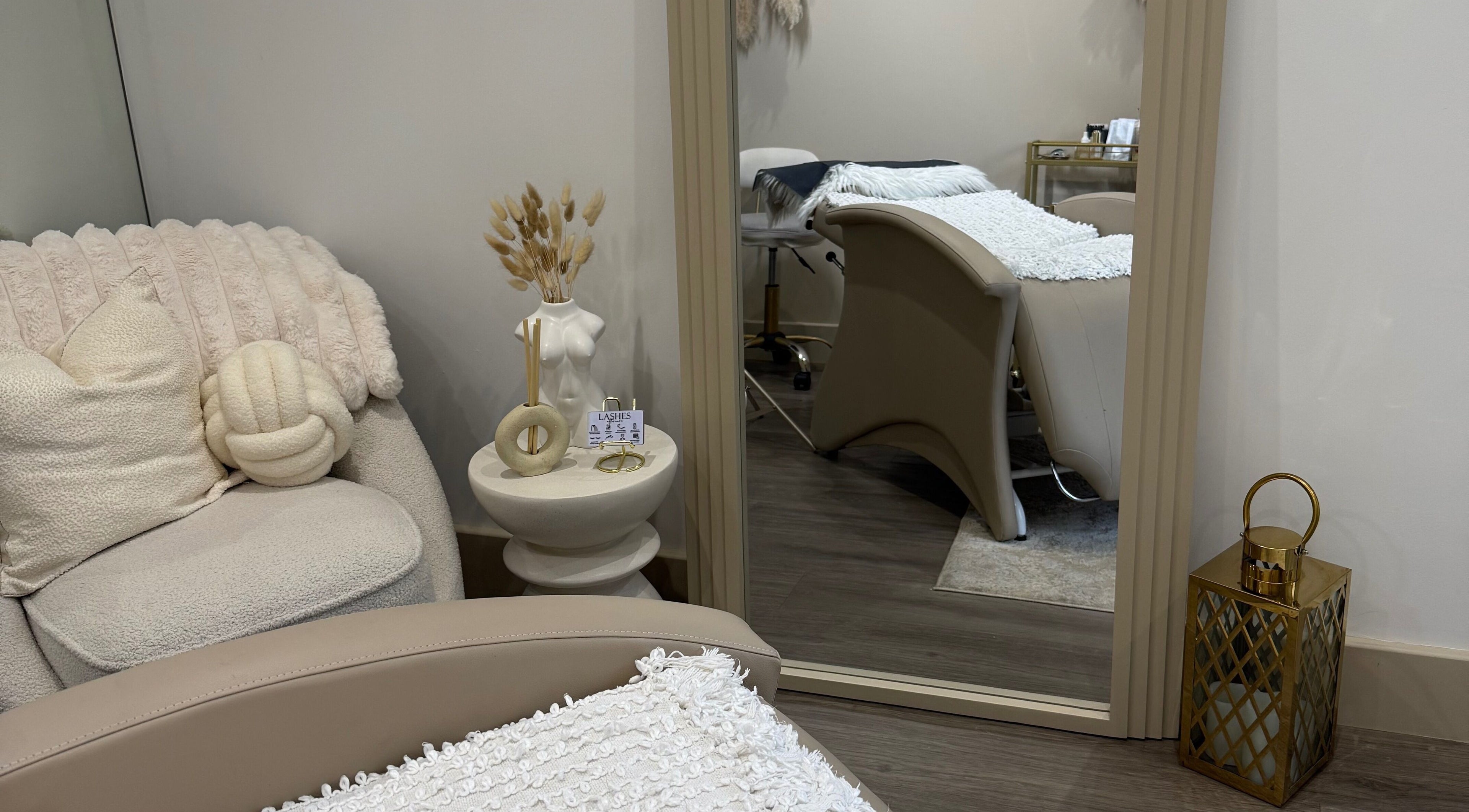 Elegant interior of Beauty Box By Zoe in Billingshurst, England, GB, featuring cozy seating and chic decor.