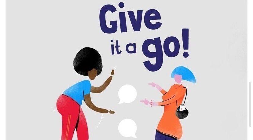 Illustration encouraging conversation at 1:1 Cambridge Diet Plan with Bev Robinson, Waltham On The Wolds, England, GB.