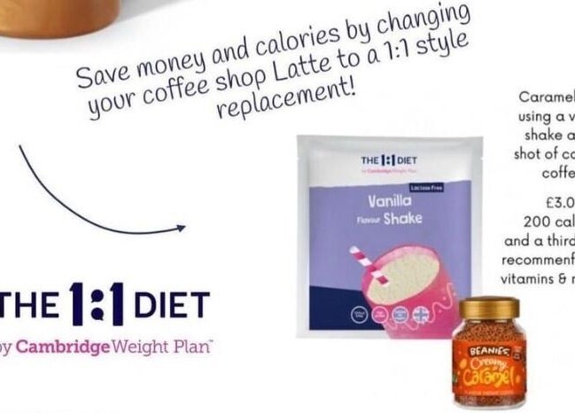 Discover the cost-effective and calorie-saving 1:1 Cambridge Diet Plan with Bev Robinson in Waltham On The Wolds.