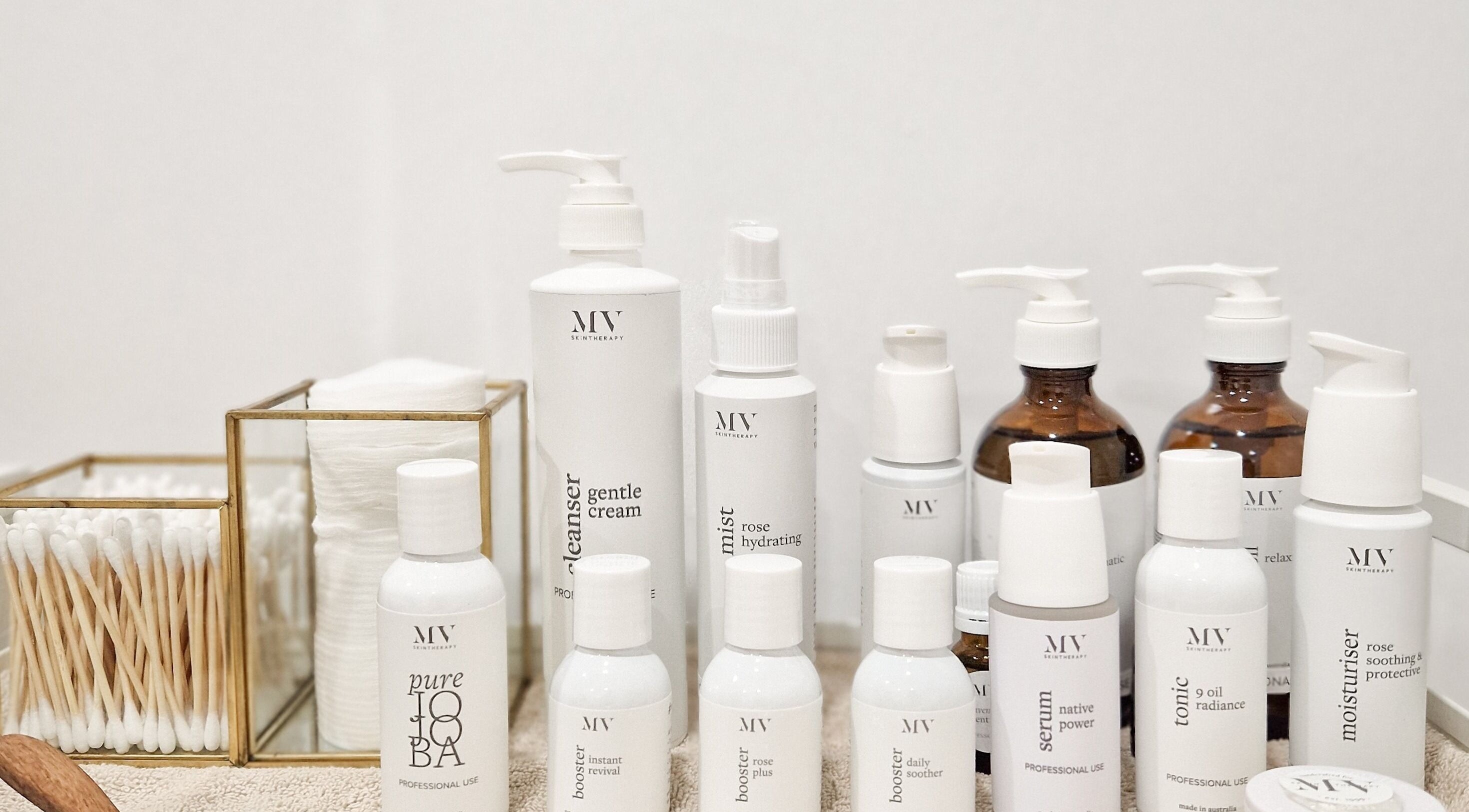 Skincare products at Wellness at The Willow, Leyland, England, GB, offering holistic beauty treatments.