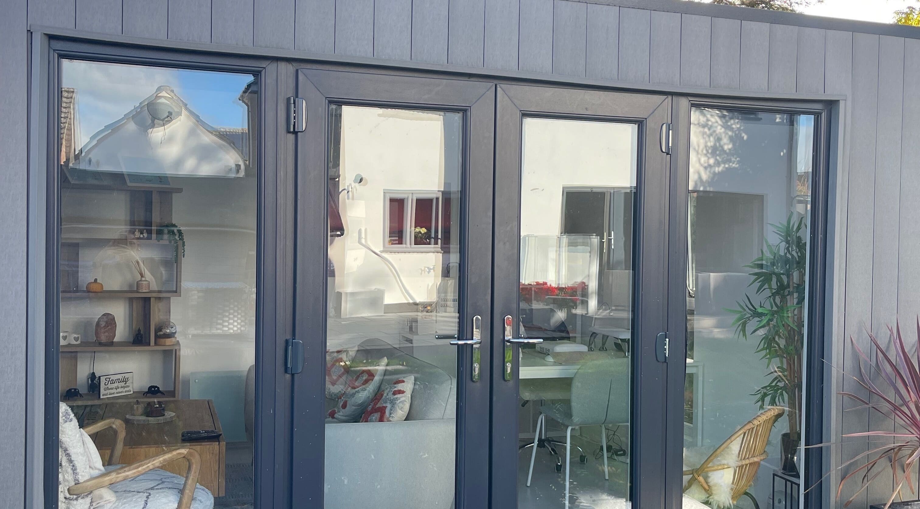 Inviting entrance of Maddie's Beauty Room, Great Baddow, England, showcasing elegance and tranquility.