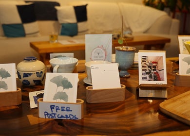 Beautiful postcards at The Spa Saigon, Thành Phố Hồ Chí Minh, VN enhancing a serene, elegant display.