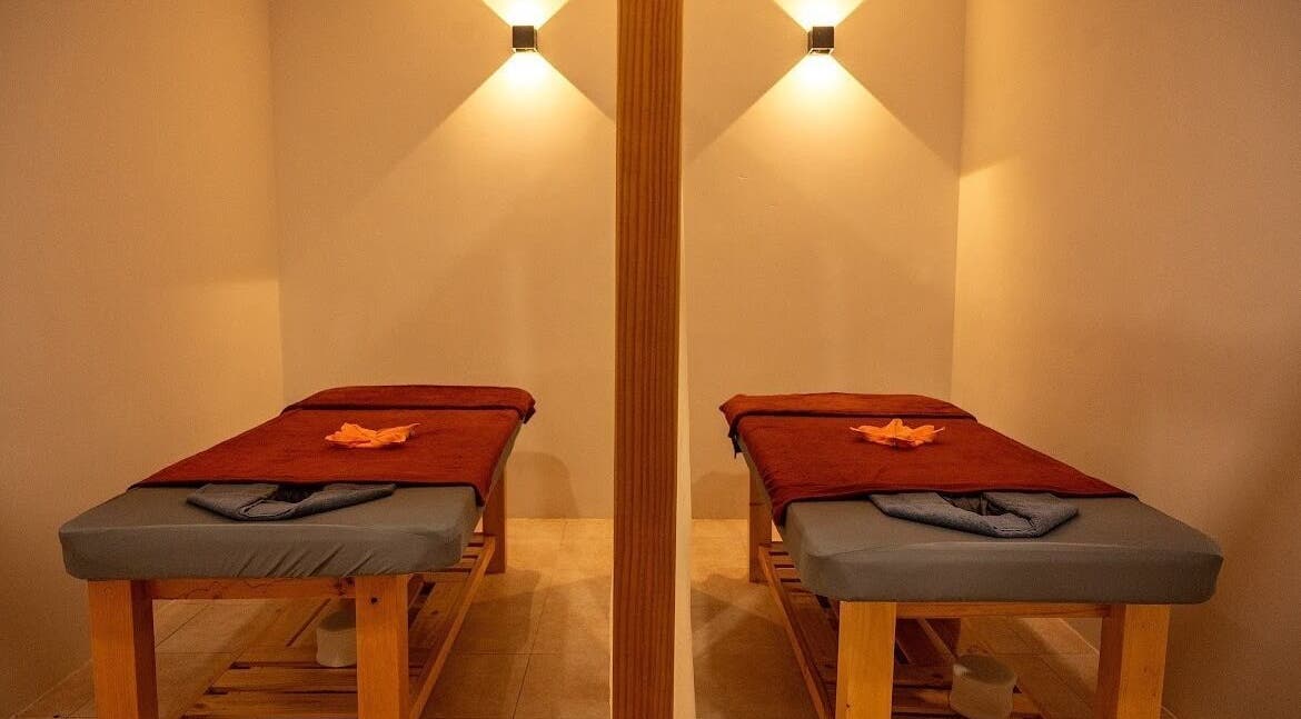 Relaxing massage room at The Spa Saigon in Thành Phố Hồ Chí Minh, Thành Phố Hồ Chí Minh, VN.