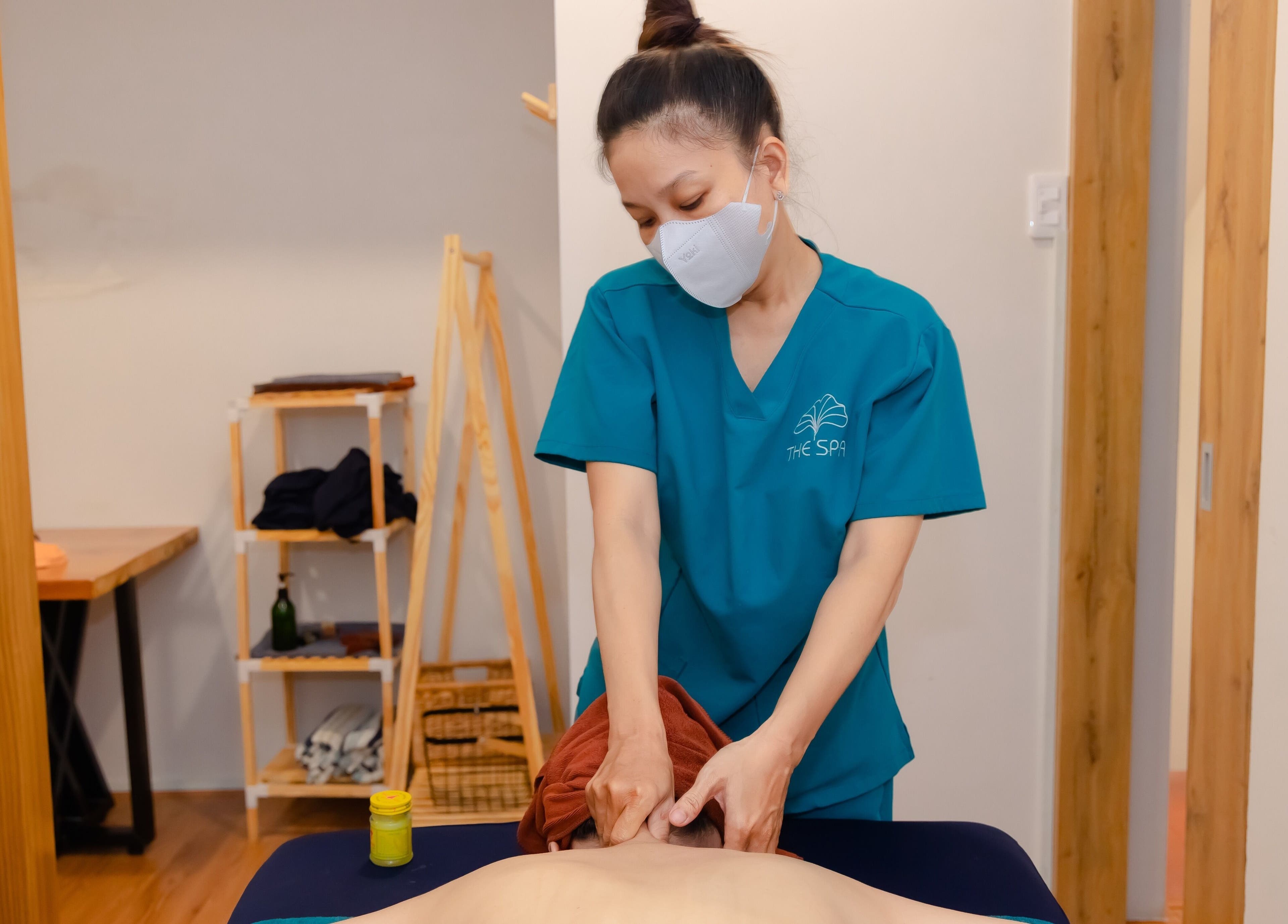 Massage therapy session at The Spa&Aodai in Hồ Chí Minh, Hồ Chí Minh, VN, offering relaxation and rejuvenation.
