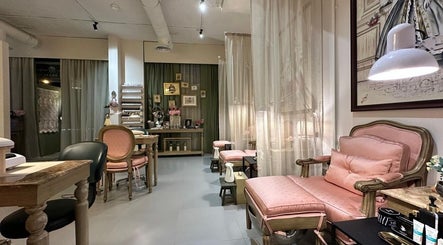Elegant interior of Four Branches Spa Beauty in Riyadh, Riyadh Province, SA, featuring plush seating and soft lighting.