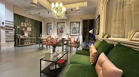 Elegant interior of Four Branches Spa Beauty, Riyadh. Features plush seating and chic decor, Riyadh Province, SA.