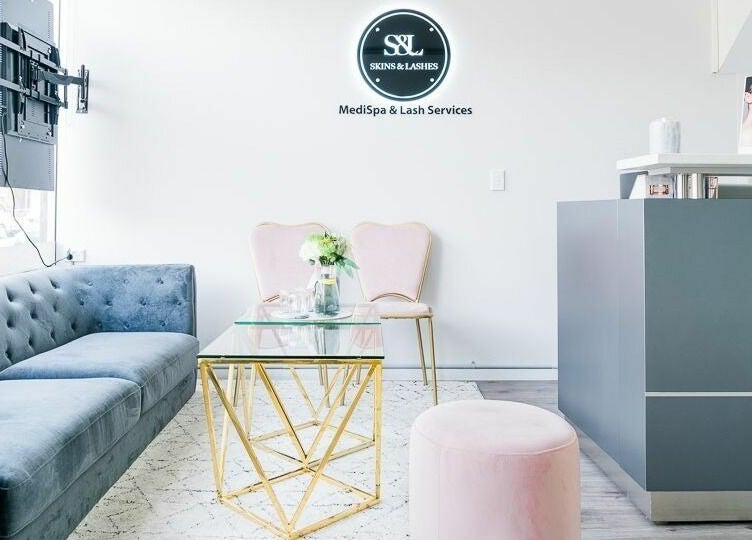 Modern and stylish interior of S&L Skins and Lashes in Burwood, New South Wales, AU.