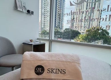 S&L Skins Beauty spa interior with a serene view in Sydney, New South Wales, AU.