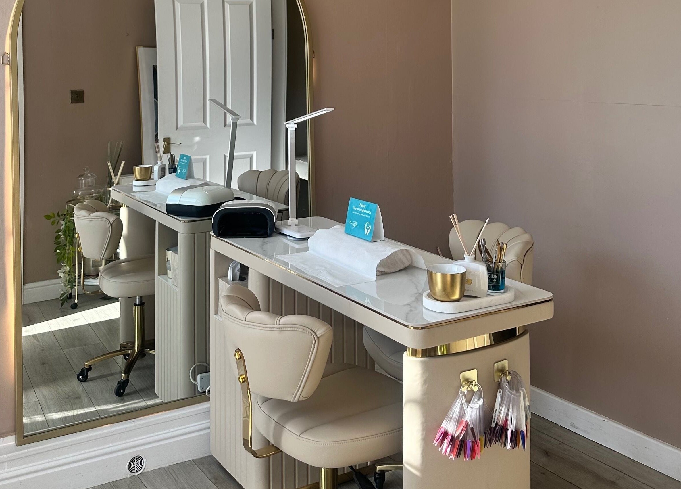 Elegant beauty station at The House of Beauty, Crowle. Modern setup in Crowle, England, GB.