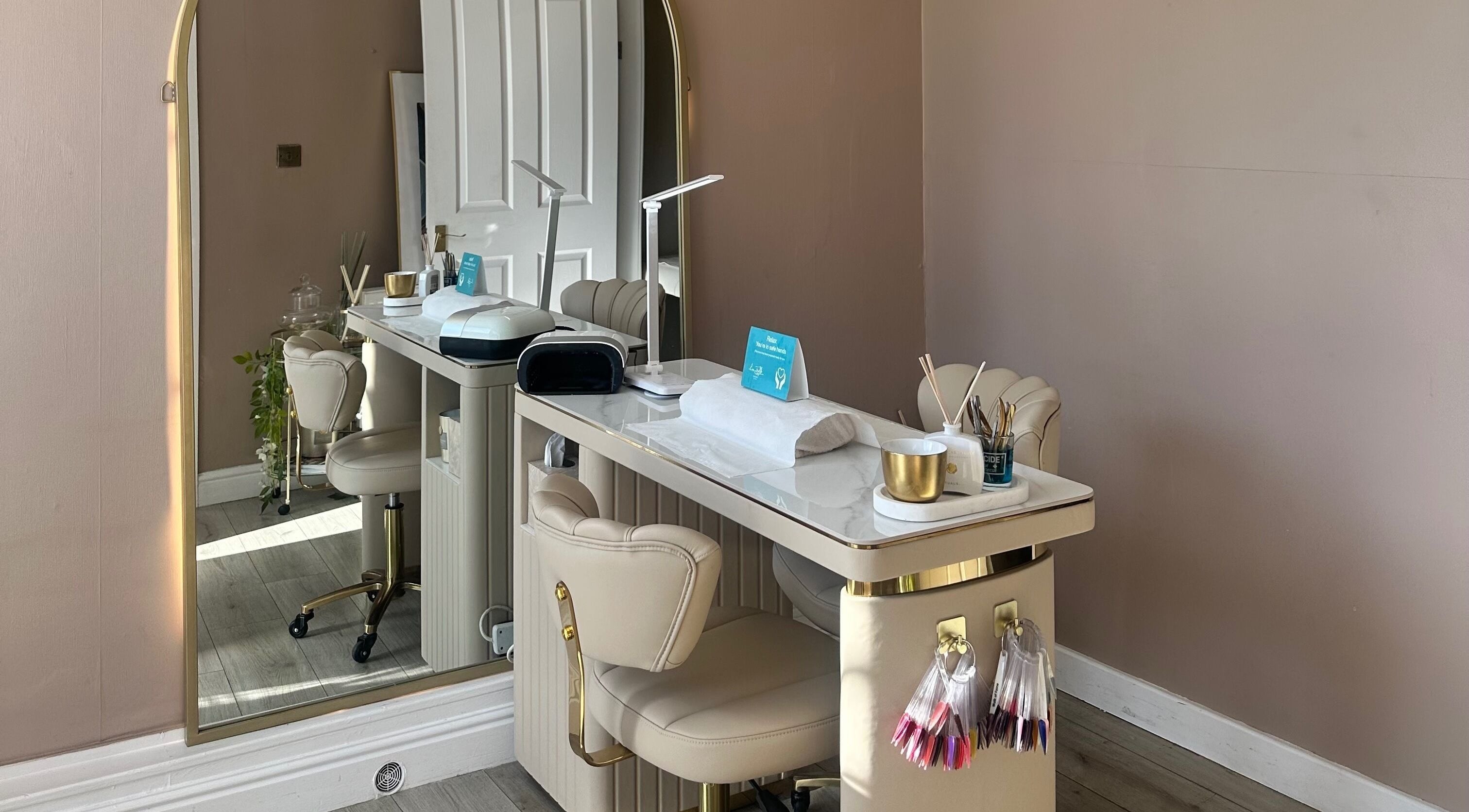 Elegant beauty station at The House of Beauty, Crowle. Modern setup in Crowle, England, GB.