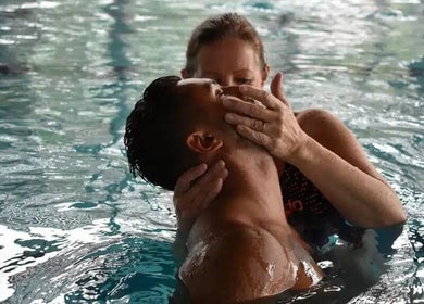 Relaxing aquatic therapy at The Pool @ Aspire, Stanmore, England, GB.