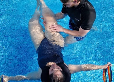 Hydrotherapy session at The Pool @ Aspire, Stanmore, England, GB offers relaxation and wellness benefits.