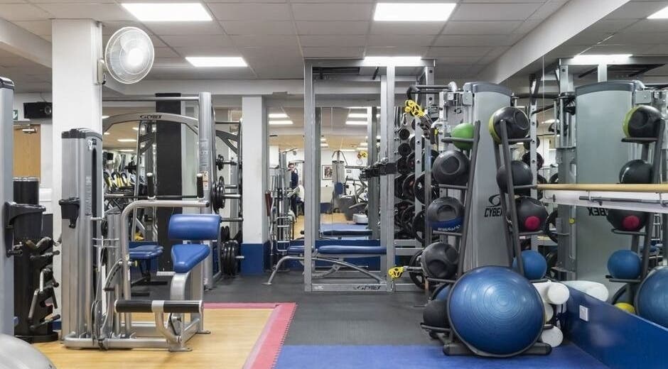 Modern gym equipment at Aquatic Therapeutics in The Gym, Stanmore, England, GB for fitness enthusiasts.