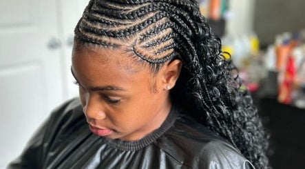 Intricate braids styled at D’lene Hair, Thorold, Ontario, CA. Perfect for a stunning look.