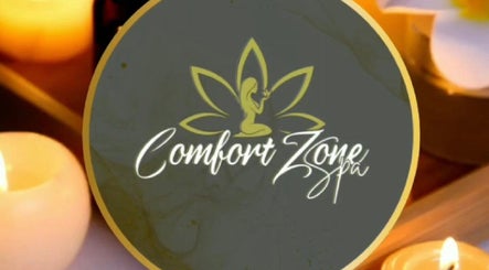 Comfort Zone Spa logo with soft candles in Bridgetown, Saint Michael, BB.