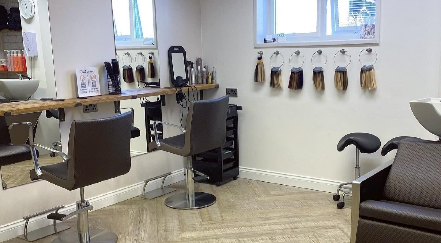 Modern salon interior at Olivia’s Hair and Extension Specialists, Stockton-on-tees, England, GB.