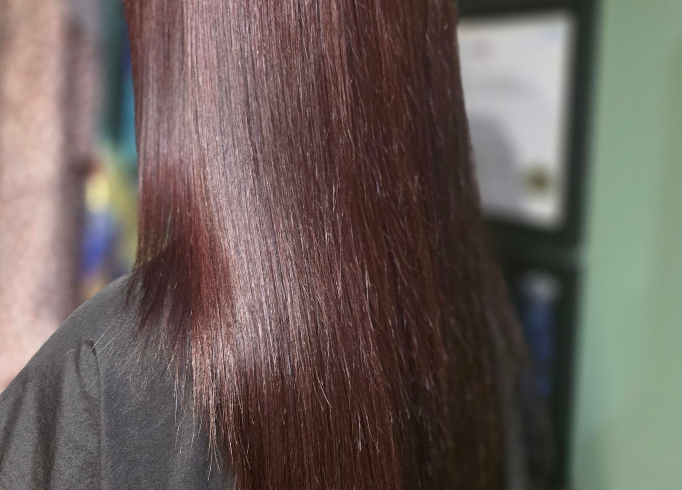 Glossy, sleek hair showcased at Unique Hair Design, Nelson, Nelson, NZ salon.