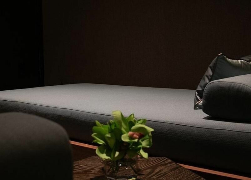 Relax in serene lounge at One Spa, Riyadh, Riyadh Province, SA, offering a calming and stylish retreat.