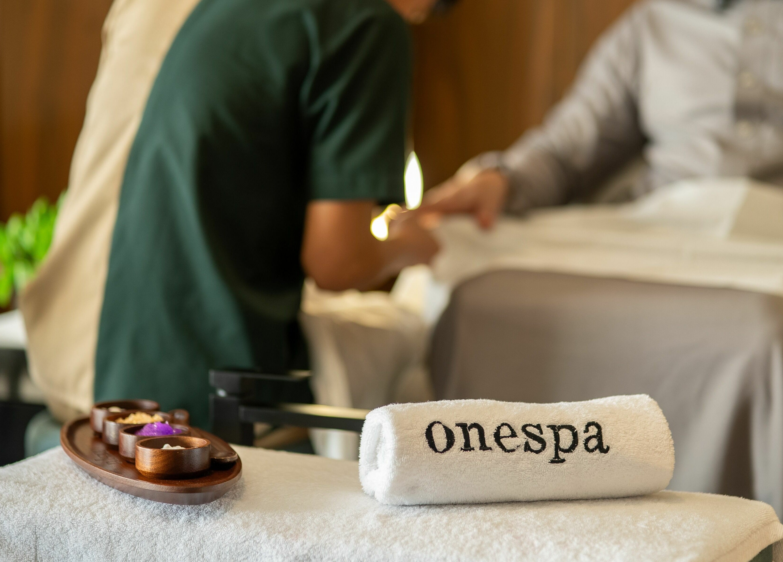 Relaxing massage at One Spa, Riyadh, Riyadh Province, SA with a focus on comfort and luxury.
