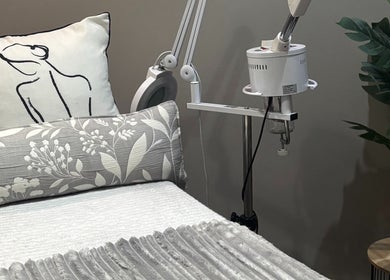 A comfortable treatment room at Rosy Touch Aesthetics Ceres, Ceres, Western Cape, ZA with stylish decor.