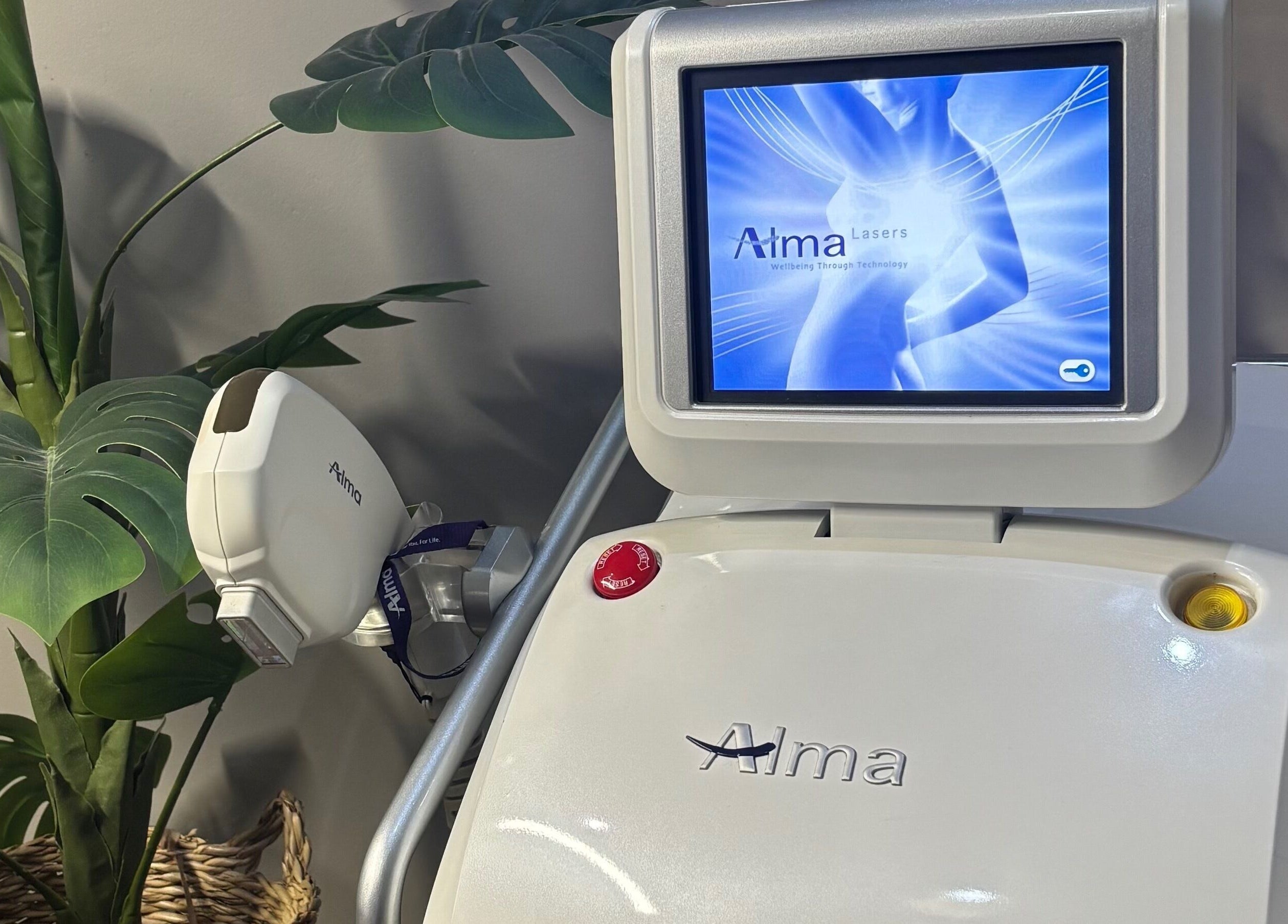 Advanced laser treatment device at RosyTouch Aesthetics Ceres, Ceres, Western Cape, ZA.