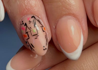 Unique nail art design at Beauty by Lilly Mae, Stanton Hill, England, GB, showcasing detailed creativity.