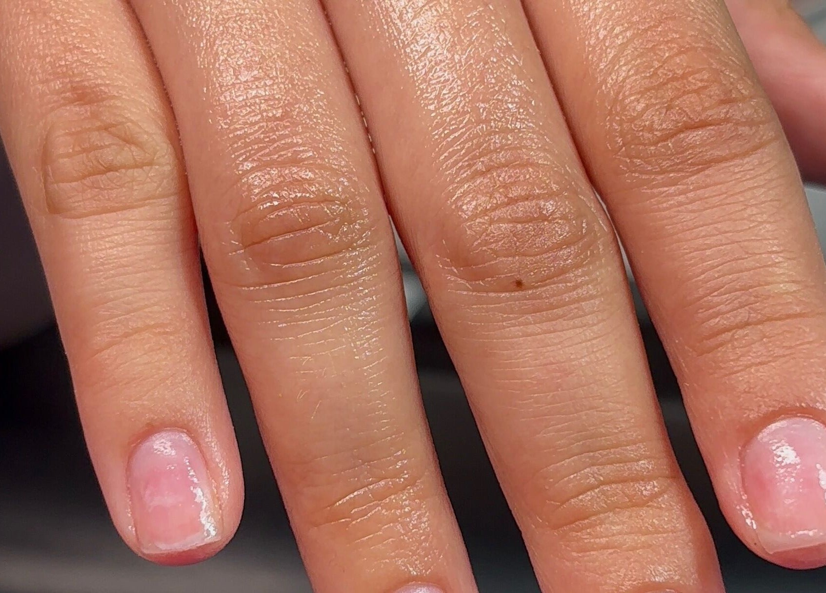 Freshly manicured nails at Tiffani Blu Studios, Atlanta, Georgia, US showcase elegance and care.