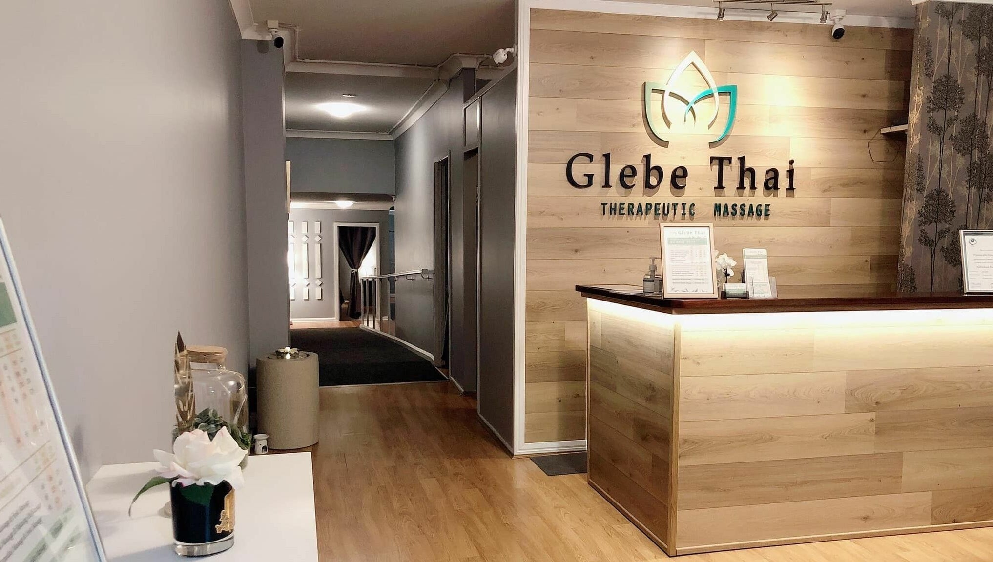 Reception area of Glebe Thai Therapeutic Massage in Glebe, New South Wales, AU with a welcoming ambience.