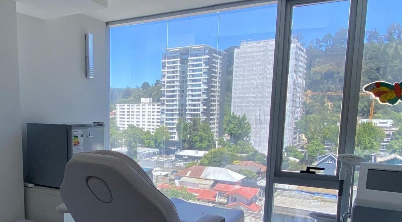 Vista panorámica desde Clínica Florencia en Concepción, Bío Bío, CL, mostrando paisaje urbano.