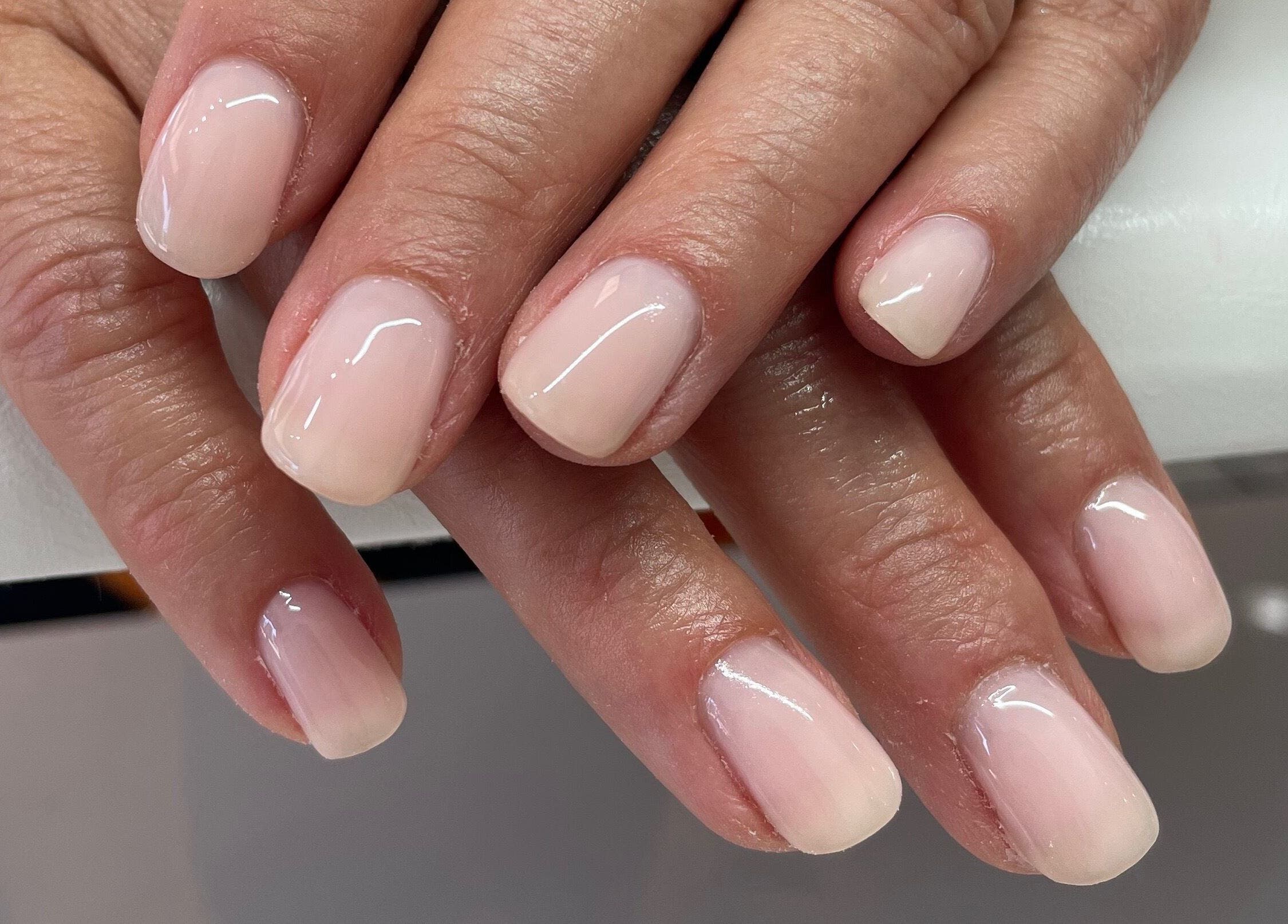 Beautifully manicured nails at A Dose of Sof, Vancouver, British Columbia, CA.