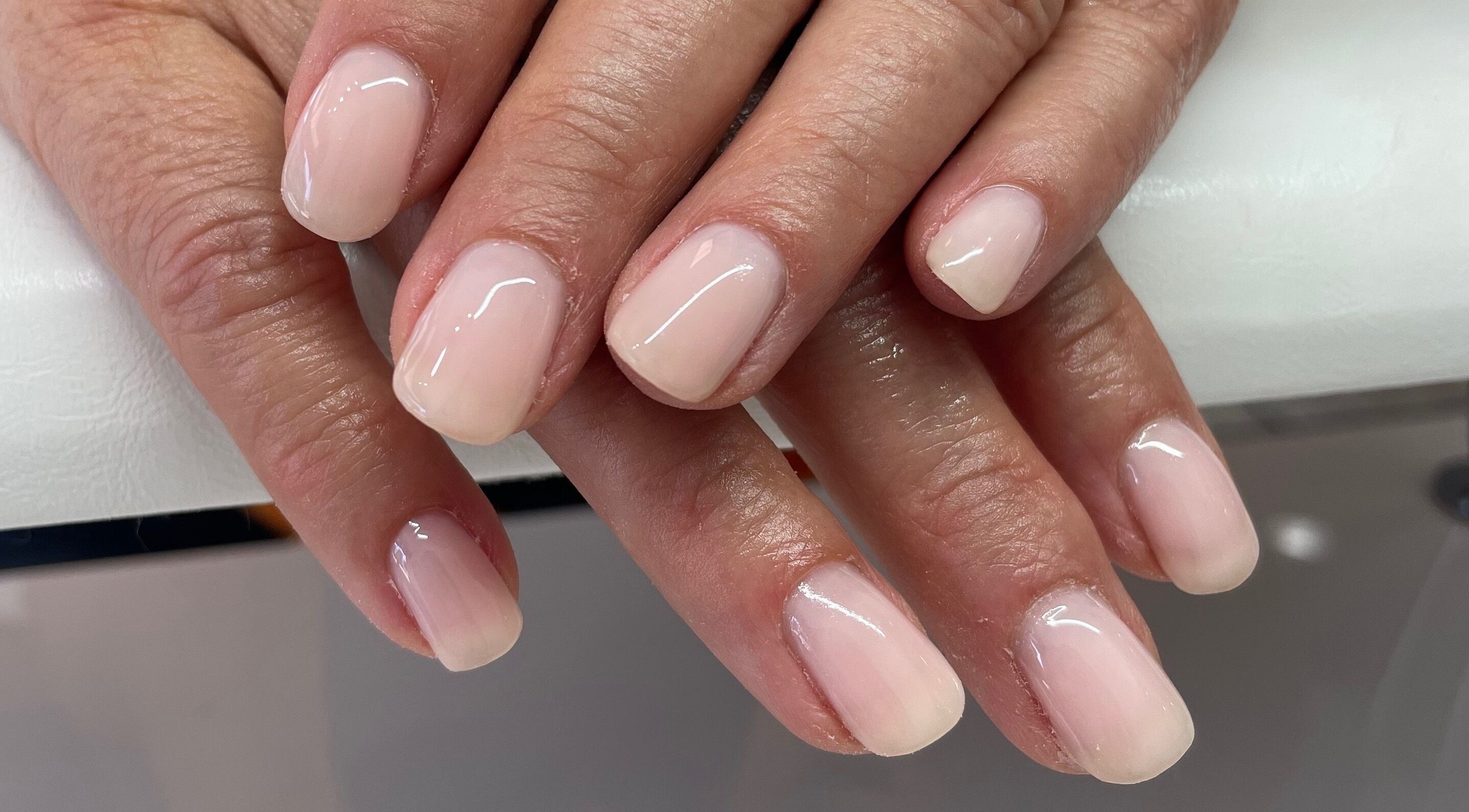 Beautifully manicured nails at A Dose of Sof, Vancouver, British Columbia, CA.