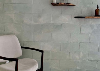 Minimalist seating area at Nurture, Byron Bay, New South Wales, AU with neutral tones and modern décor.