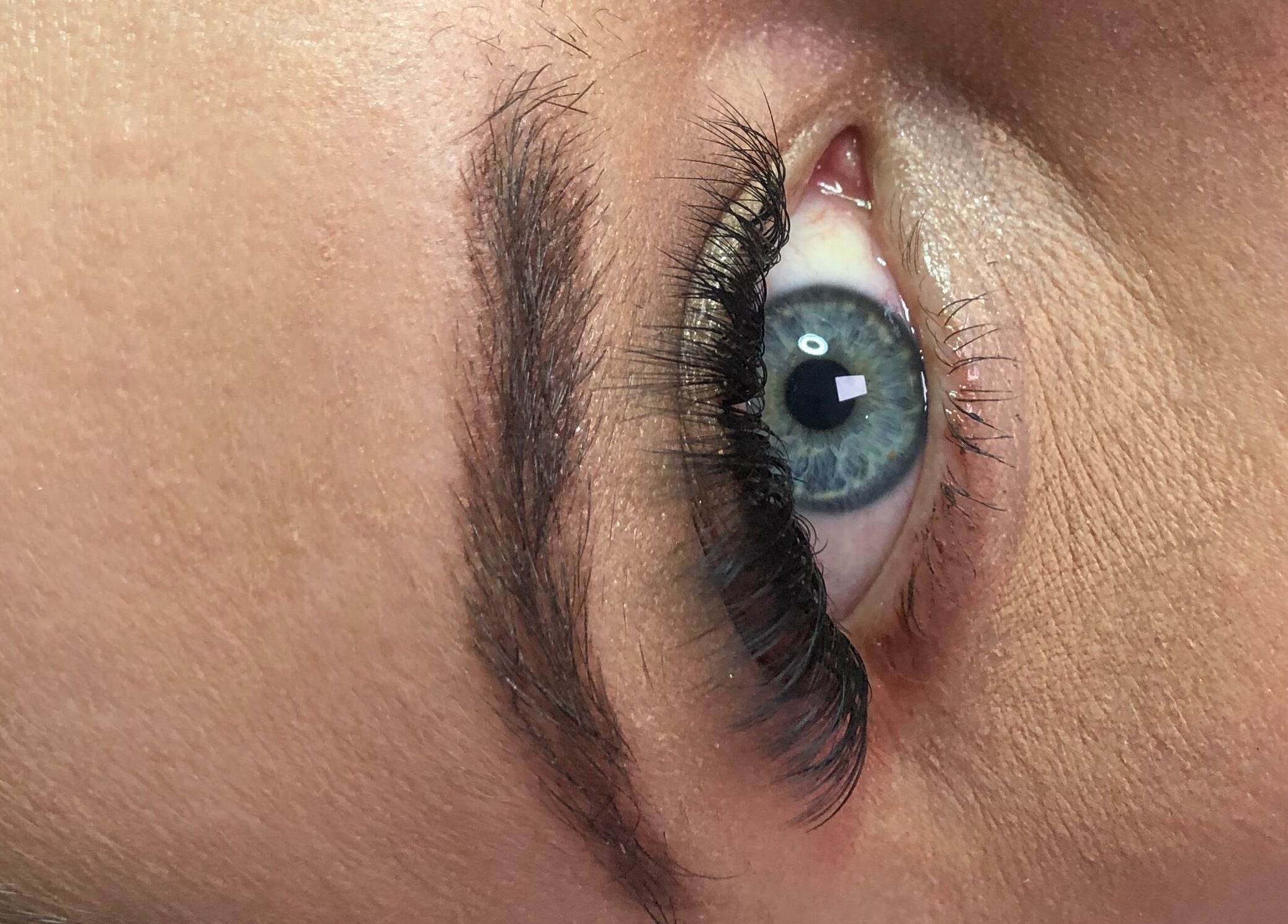 Close-up of enhanced lashes at MS Lashes in Olifantsfontein, Gauteng, ZA showcasing expert beauty application.