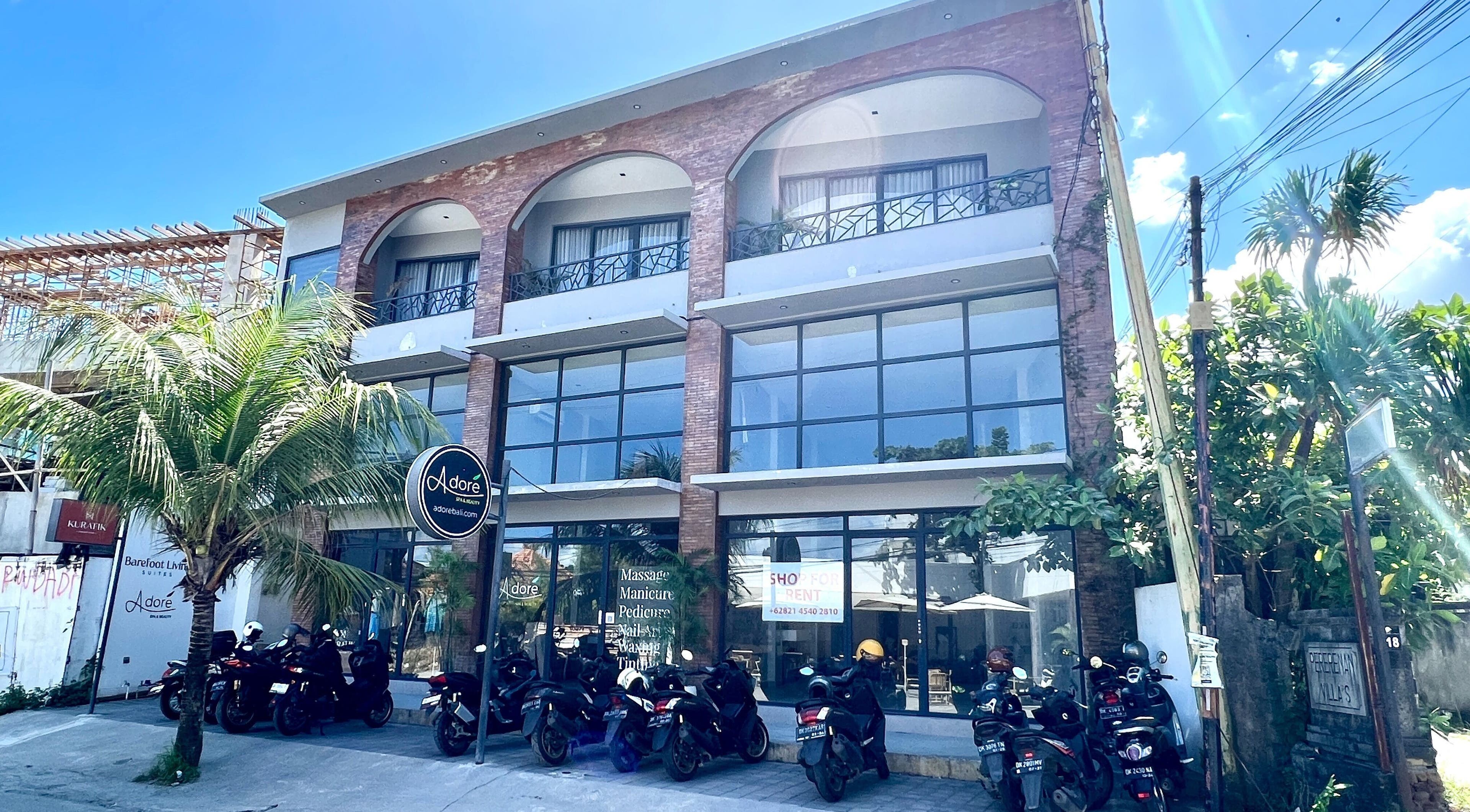 Adore Nails & Massage in Bali, Bali, ID, showcasing modern facade and inviting atmosphere.