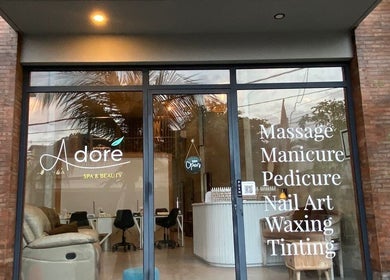 Front view of Adore Nails & Massage in Bali, Bali, ID, showcasing its serene and welcoming entrance.