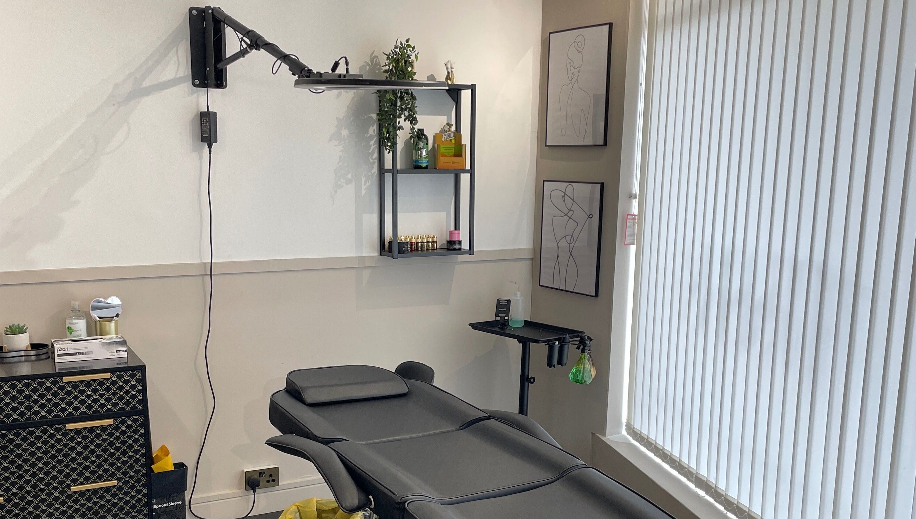 Elegant treatment room at Angela Conroy @ The Serenity Rooms Emsworth, Emsworth, England, GB.