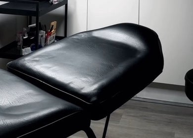Comfortable black treatment chair at Antidote Beauty Space - Caringbah, Caringbah, New South Wales, AU.