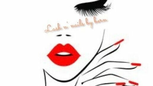 Stylish Woman Is Keeping A Flower In Her Hand And Closing Eye Beautiful  Face Red Lips Lush Eyelashes Red Nails Manicure Art Beauty Logo Vector  Illustration Wallpaper Background Print Stock Illustration -