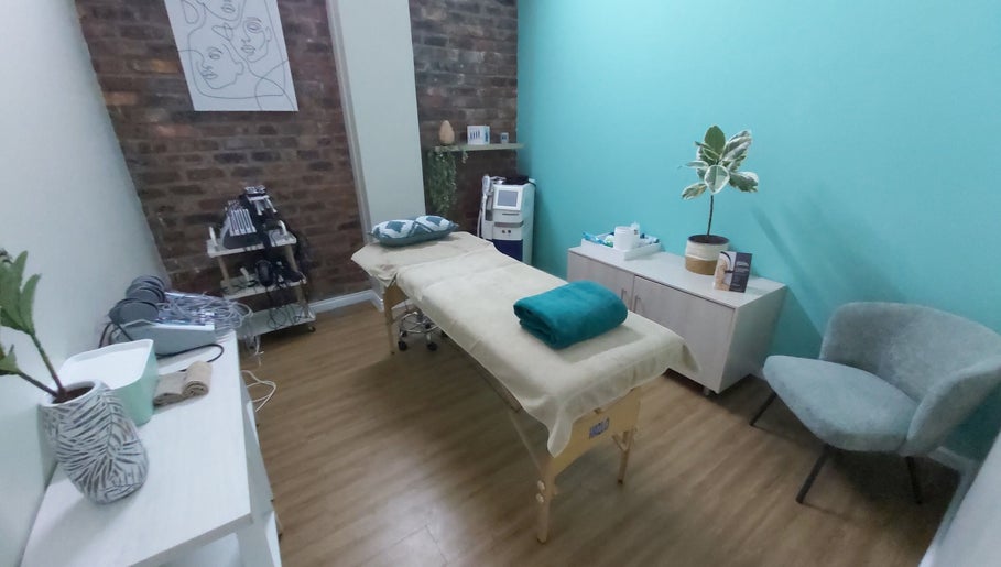Inviting treatment room at Azura Health and Beauty, Cape Town, Western Cape, ZA, with relaxing decor and soft ambiance.